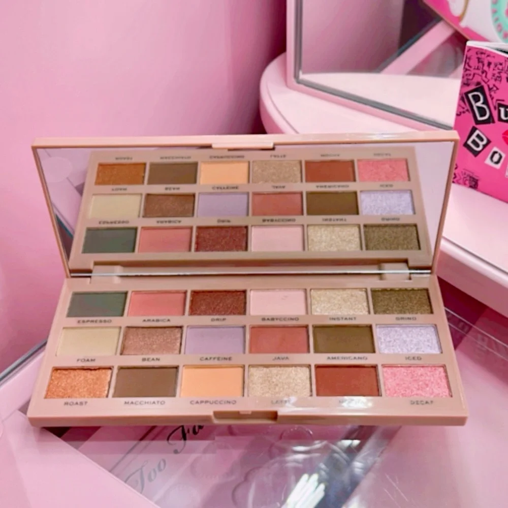 Tasty Coffee Makeup Eyeshadow Palette I Heart Revolution Vanity Glam Room Decor